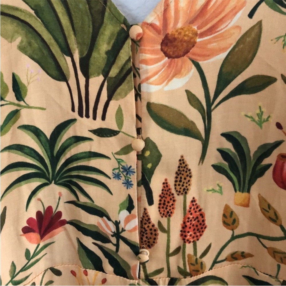Farm Rio tropical Print Jumpsuit size xs from Anthropologie - Picture 3 of 9